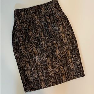 Antonio Melani Python Print Pencil Skirt